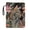Embroidered Zebra, variant on Classic Polyester Fabric Zipper Bag for Students 8.66 x 11.42 for Bible Lightweight