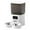 Double Bowl, variant on Almencla Automatic Pet Feeder Premium Cat Food Dispenser for Cats Small Animals Puppy Single Bowl