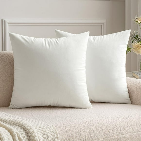 Fundas de almohada decorativas MIULEE Velvet Soft 45 x 45 cm, paquete de 2