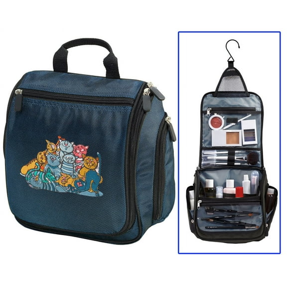 Cat Toiletry Bag or Crazy Cat Shaving Kit