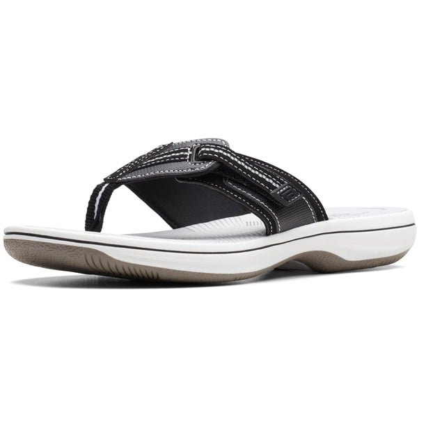 Sandalia Brinkley Jazz para Mujer Clarks Negra Sintética US11