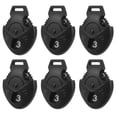 thumbnail image 2 of KAKOWELY golfing scoring device 6pcs Plastic Golf Club Head Cover Number Tags Large Number Tags Interchangeable Number Tag for Golf Club Golf Drivers1.57"X1.26"X0.28", 2 of 4