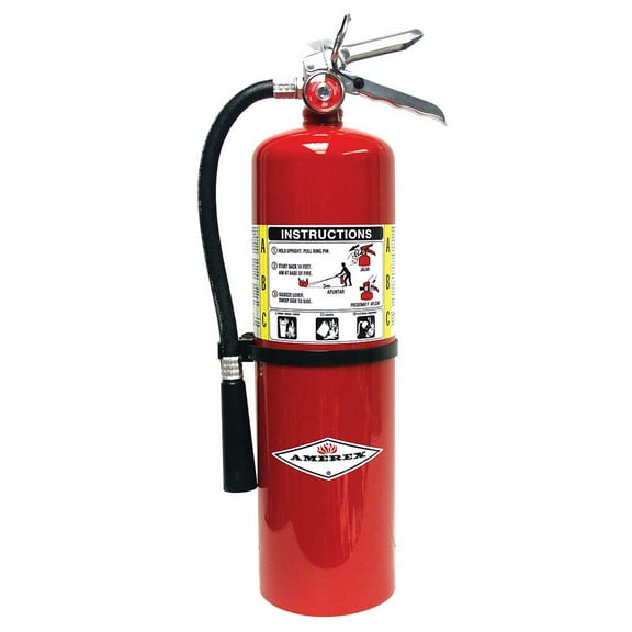 Amerex B456 10lb ABC Dry Chemical Fire Extinguisher with Aluminum Valve