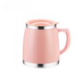 thumbnail image 1 of Taza de café de 500 ml con aislamiento al vacío para camping con tapa, vaso de viaje de acero inoxidable de doble pared para café al aire libre, 1 of 6