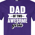 thumbnail image 4 of Inktastic Father's Day Dad of 2 Awesome Girls T-Shirt, 4 of 5