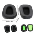 thumbnail image 4 of Cateissary Almohadillas para los oídos Cojín Gaming Cuero Color a juego Auriculares Esponja Reparación de auriculares Reemplazo de piezas para Relojes inteligentes Negro, 4 of 6