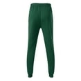 thumbnail image 5 of MSJUHEG Mens Sweatpants Men'S Pants Male Fitness Running Trousers Drawstring Loose Waist Solid Color Pants Pocket Loose Fleece Sweatpants Sweatpants For Men Green 2Xl, 5 of 5