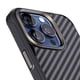 thumbnail image 2 of Funda REBEL para iPhone 15 Pro Gen 5 de fibra de aramida negra de 6.1 pulgadas, 2 of 8