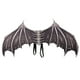 thumbnail image 1 of Alas de demonio 3D, plegadas, decorativas, ligeras, , no tejidas, ala de disfraz para fiestas, suministros, decoración, disfraces, juegos de Negro Macarena Ala de vestuario, 1 of 8