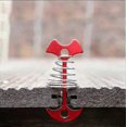 thumbnail image 3 of 10pcs Deck Plank Board Tent Stakes,fishbone Deck Anchor Pegs With Spring Buckle For Outdoor Camping Hiking,black, 3 of 5