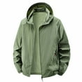 thumbnail image 6 of Ahabrexf Men's Casual Jacket, Lightweight Outdoor Hooded Coat with Multiple Pockets for Hiking and Daily Wear, 6 of 6