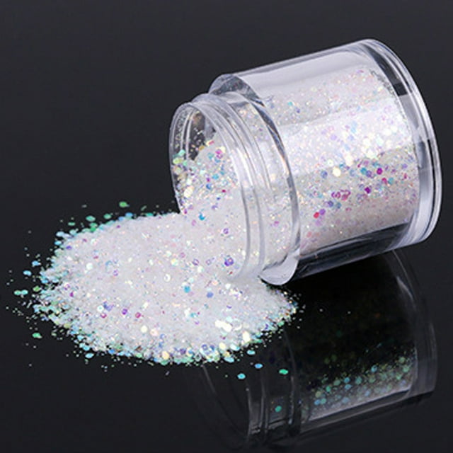 Xihbxyly Polvo de Purpurina para Uñas, Caja de 10 G con Lentejuelas Doradas y Plateadas, Efecto Espejo Brillante, Fácil de Aplicar para Uñas Artificiales Naturales, Decoración Del Hogar, Manualidades
