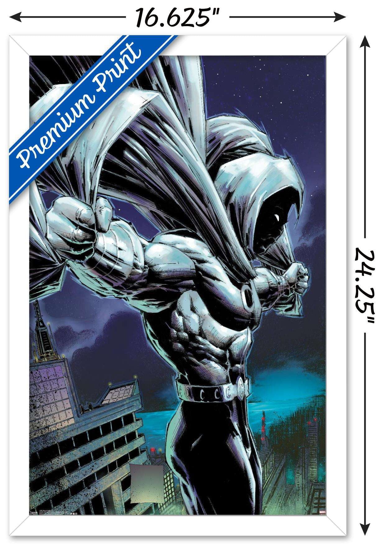 Marvel Comics - Moon Knight - Cover #10 Wall Poster, 14.725" x 22.375", Framed