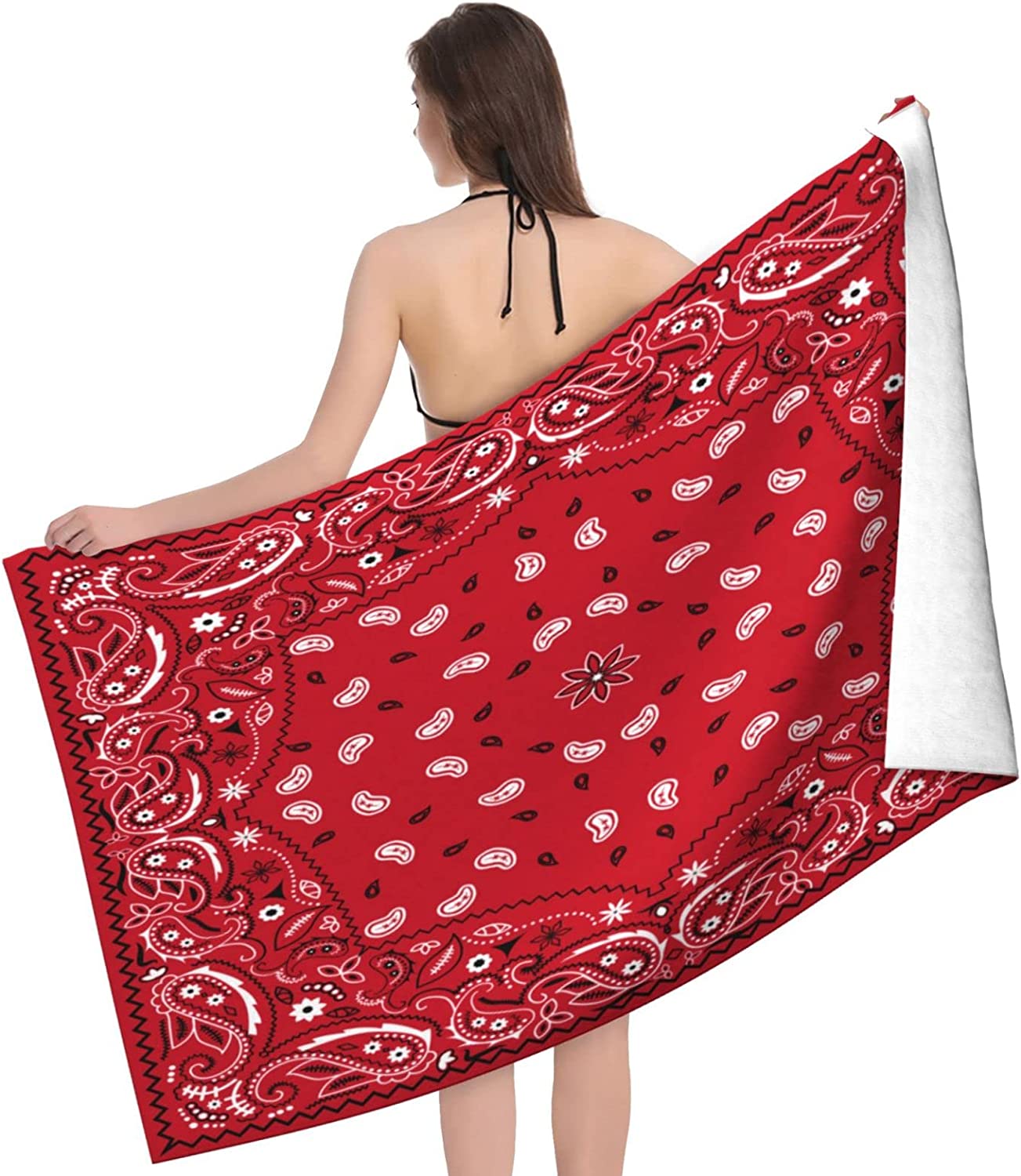 Personalized Beach Towel With Name - Premium Microfiber 63x31 Quick Dry Pool Towel (Custom Colors)