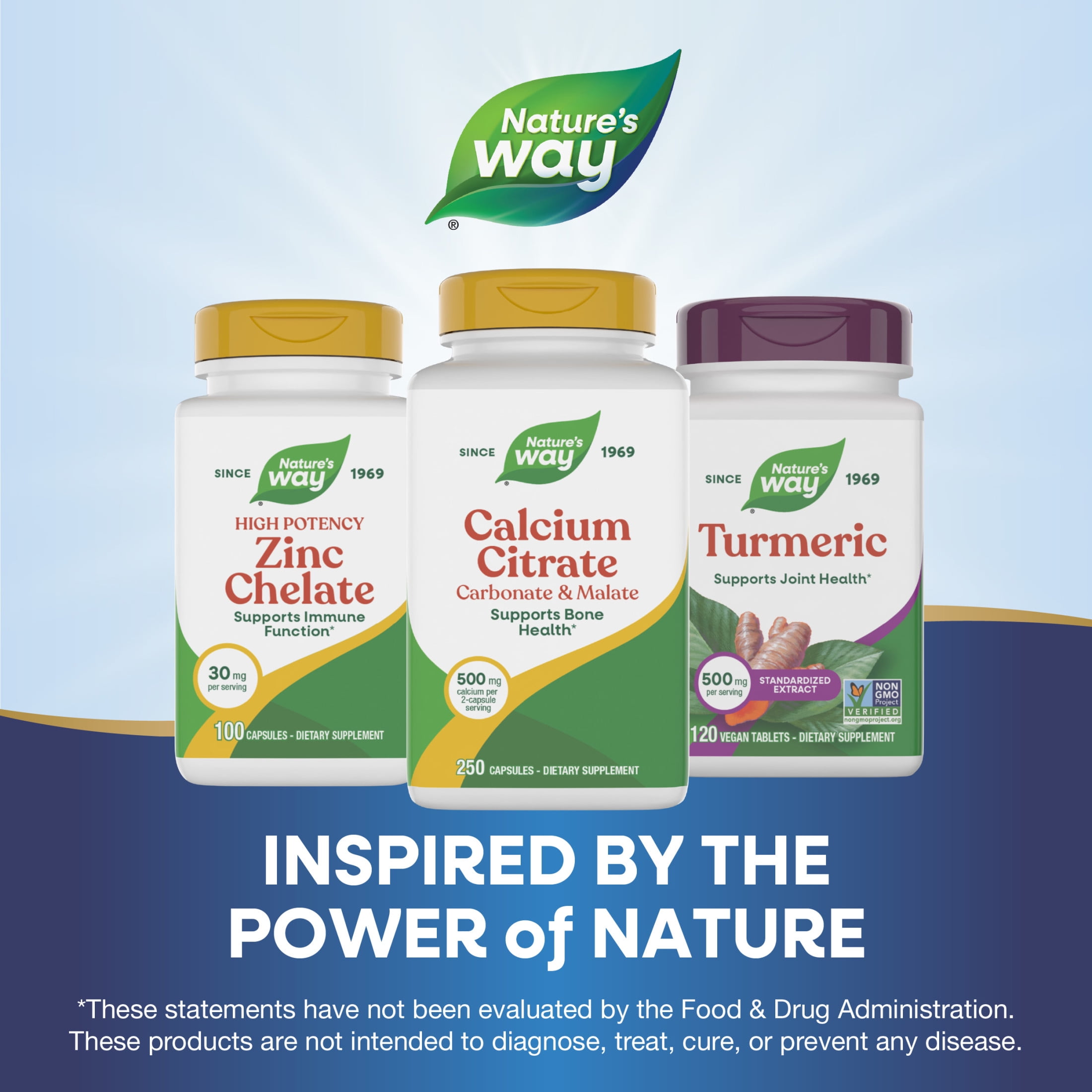 Nature's Way Calcium Citrate Capsules, Carbonate and Malate, Supports Bone Health*, Unisex, 250ct