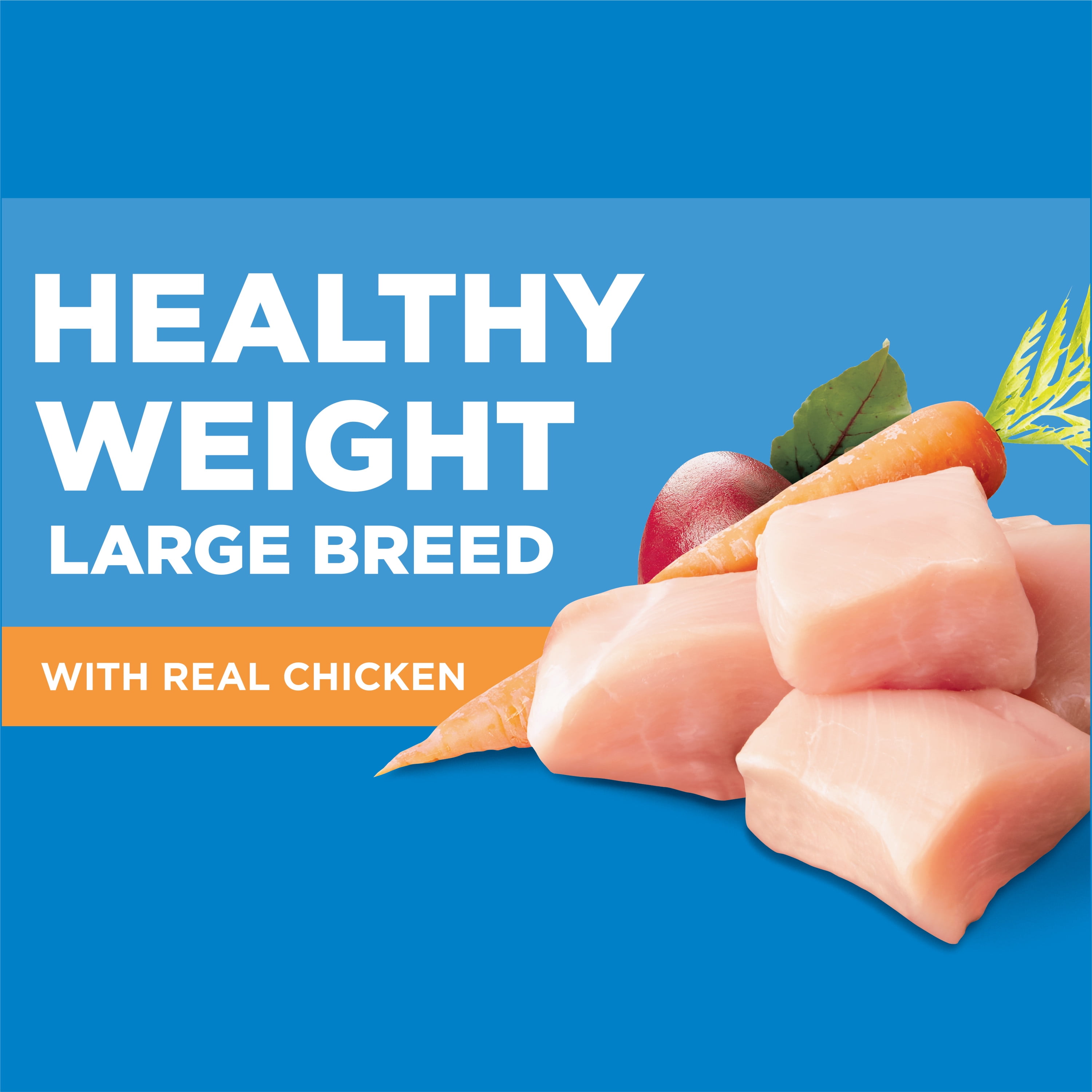 IAMS PROACTIVE HEALTH Large Breed Adult Healthy Weight Dry Dog Food Chicken, 15 lb. Bag