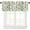 Mid Century-8, variant on Mid Century Modern Kitchen Curtain Valance, Geometry Bohemian Retro Abstract Rod Pocket Window Valance, for Bedroom Living Room Cafe Bathroom W54xL18in 1 Panels