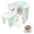 thumbnail image 3 of Hamster House Plastic DIY Double Layer Small Animal Hideout Hamster Play Hut, 3 of 10