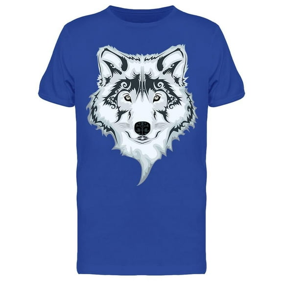 Tribal Wolf Art T-Shirt Men -Image by Shutterstock, Male Medium