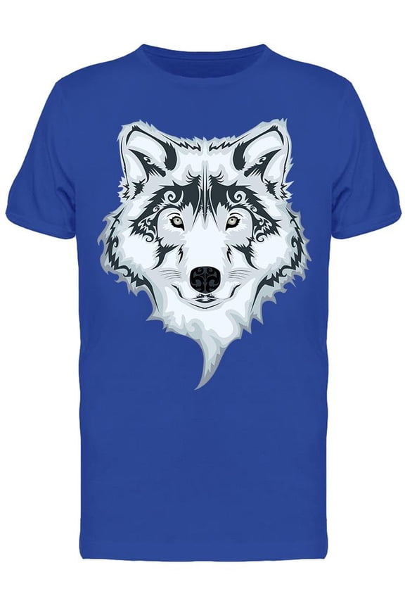 Tribal Wolf Art T-Shirt Men -Image by Shutterstock, Male Medium
