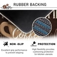thumbnail image 4 of But First Coffee Themed Decorative Front Door Mat, Coffee Cup Welcome Doormat Indoor Outdoor Brown Non-Slip Floor Entryway Rug, Coffee Bar Cafe Home Kitchen Decoration 17x30 Inch, 4 of 6