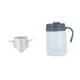 thumbnail image 4 of Cafetera de goteo manual con aislamiento térmico, cafetera de acero inoxidable. blanco sin cuchara, 4 of 9