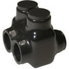 Morris Products 97120 Black Insulated Dual Entry Splice 350 - 6