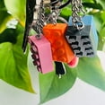 thumbnail image 4 of Pack Of 16 Key Rings, Building Block Key Chains, Plastic Key Rings,multiple Colours, 4 of 4