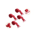 thumbnail image 4 of Tirantes de sujetador INSPIRE CHIC para mujeres, 2 pares, ancho de 10/12/15/18/20 mm, tirantes elásticos ajustables para hombros, rojos-puros-10 mm, 4 of 5