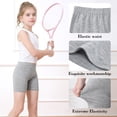 thumbnail image 5 of Ruisita 6 Pack Girls Cotton Biker Cartwheel Shorts Kids Safety Under Dress Dance Shorts, 5 of 9