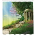 thumbnail image 3 of Ambesonne Fantasy Shower Curtain, Gazebo at the Top of a Hill, 69"Wx70"L, Multicolor, 3 of 3