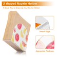 thumbnail image 5 of Yayeee Napkin Holder for Table Kitchen Paper Tissue Organization, White Grapefruit Slices, 5 of 8