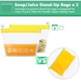 thumbnail image 2 of 12 Pieces Food Pouches Reusable Versatile Storage Bags for Milk, Snacks, Meat, 2 of 7