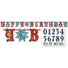 Amscan AMI 121288 Jake and the Neverland Pirates Add an Age Letter Banner, AMI 121288 1, Multicolored
