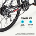 thumbnail image 4 of Schwinn 700c Armature Unisex Electric Bike, Black and Red Ebike for Adults, Large Frame, 4 of 9