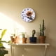 thumbnail image 3 of Reloj de pared con diseño de girasol europeo de 30 cm, reloj de pared decorativo para el hogar y la sala de estar., 3 of 4