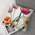 thumbnail image 7 of Tulip Velvet Small Pillow Covers, Soft Pillow Covers , Decorative Pillow Covers for Home Sofa Bedroom Car Couch Christmas Cushion Livingroom, 7 of 7