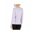 thumbnail image 2 of Alfani Chandail à Franges pour Femmes, Violet, Moyen, 2 of 2