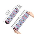 thumbnail image 5 of Bingfone Bees And Daisies Striped Design Patterned Men'S Women'S Casual Cotton Socks, 5 of 9