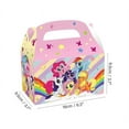 thumbnail image 5 of 12 Pcs Party Favor Candy Boxes for My Little Pony Theme Birthday Party Supplies Decor,Girls Kids Birthday Game Party Kraft Paper Gift Bag Decorations, 5 of 5