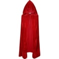 thumbnail image 3 of VGLOOK Capa con capucha para niños para disfraces de Navidad y Halloween de 3 a 16 años, 3 of 4