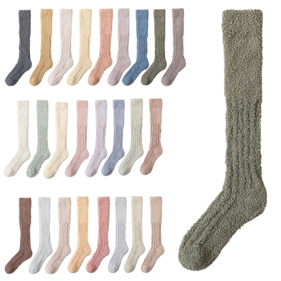 Socks for Women Winter Warm Fleece Lined Socks Cozy Soft Thick Fuzzy Christmas Socks