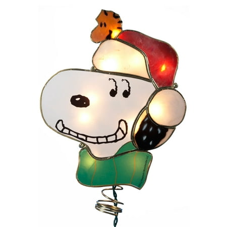 Kurt Adler 9 in. Snoopy Lighted Tree Topper (Best Tree Topper Ideas)