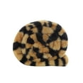 thumbnail image 5 of Cozy Tyme Nasir 100% Polyester Faux Fur Throw - Printed Rabbit Fur 50"x 60" Tiger, 5 of 11