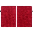 thumbnail image 1 of FJLBDE Étui pour Kindle Paperwhite 7 Pouces 12e Gén 2024, Portefeuille Folio à Rabat en Cuir PU à Motif Floral Embossé avec Support, Rouge, 1 of 7