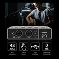 thumbnail image 3 of Professional Audio Mixer USB Audio Interface Sound Card, 3 of 5