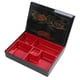 thumbnail image 5 of Fiambrera japonesa Bento Box roja y negra, 5 compartimentos, bandeja de Sushi japonesa, contenedor de comida para oficina de negocios y restaurante Estilo B BLESIY Estuche Bento Japonés, 5 of 8
