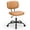 Brown, variant on JOINSUN Armless Office Desk Chair with Comfy Lumbar Support, Adjustable Height Rolling Swivel Computer Task Chair, Perfect for Home Office and Bedroom,Black