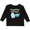 thumbnail image 3 of Inktastic Together Forever- Milk and Cereal Boys or Girls Long Sleeve Toddler T-Shirt, 3 of 5