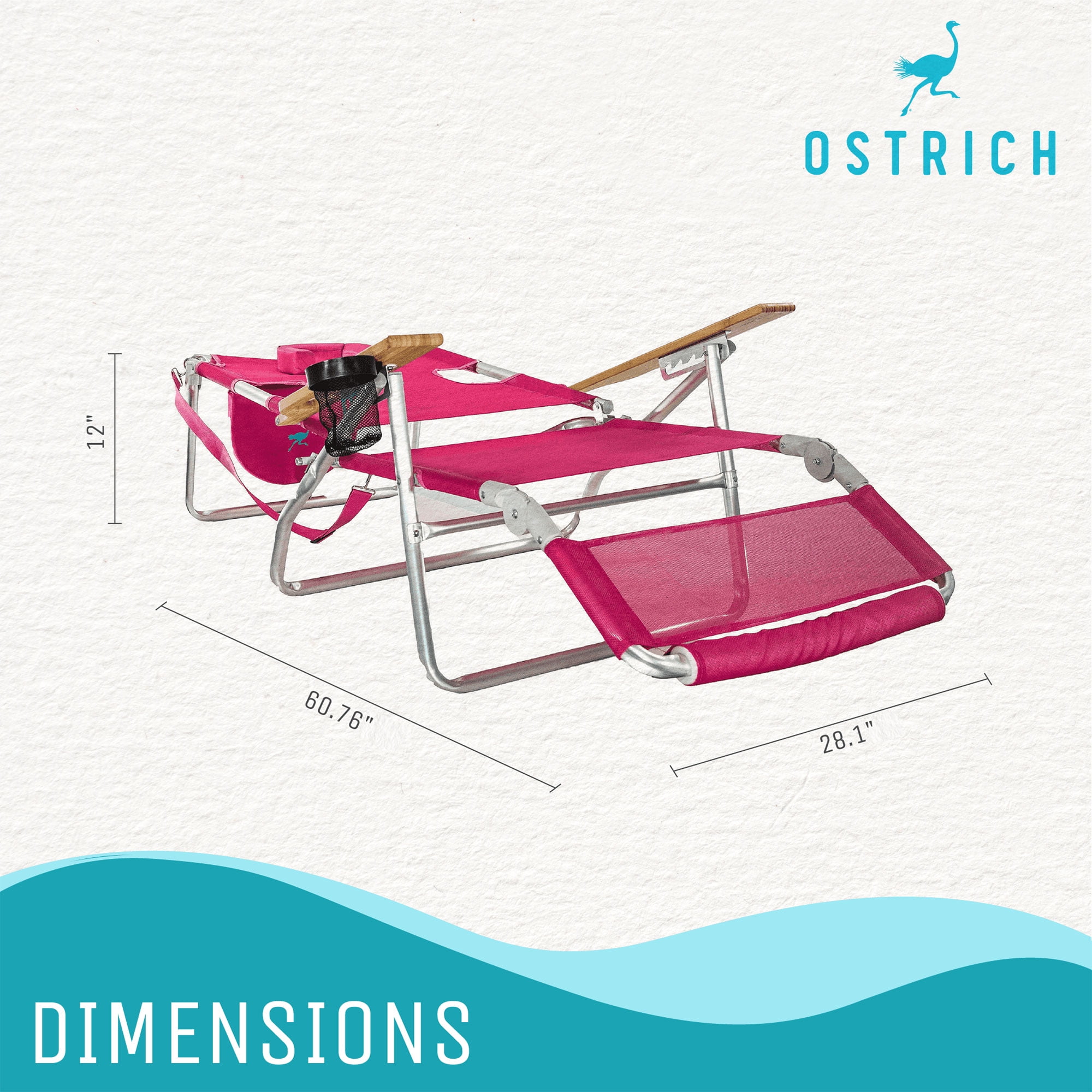 Ostrich beach chair 3 in 1 new arrivals